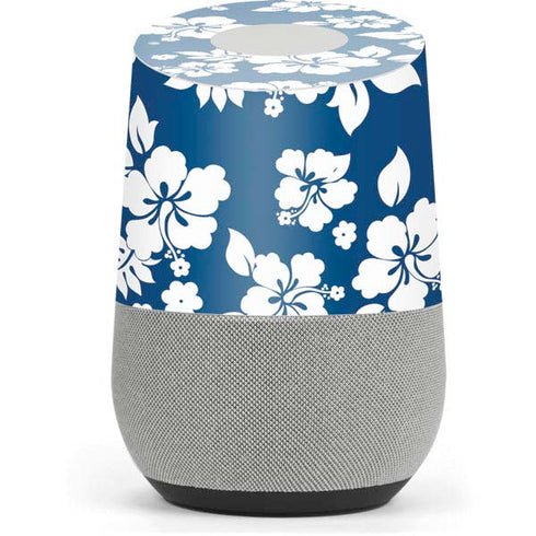 Blue and White Google Home Skin
